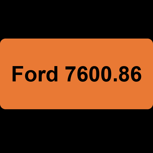 Ford 7600.86